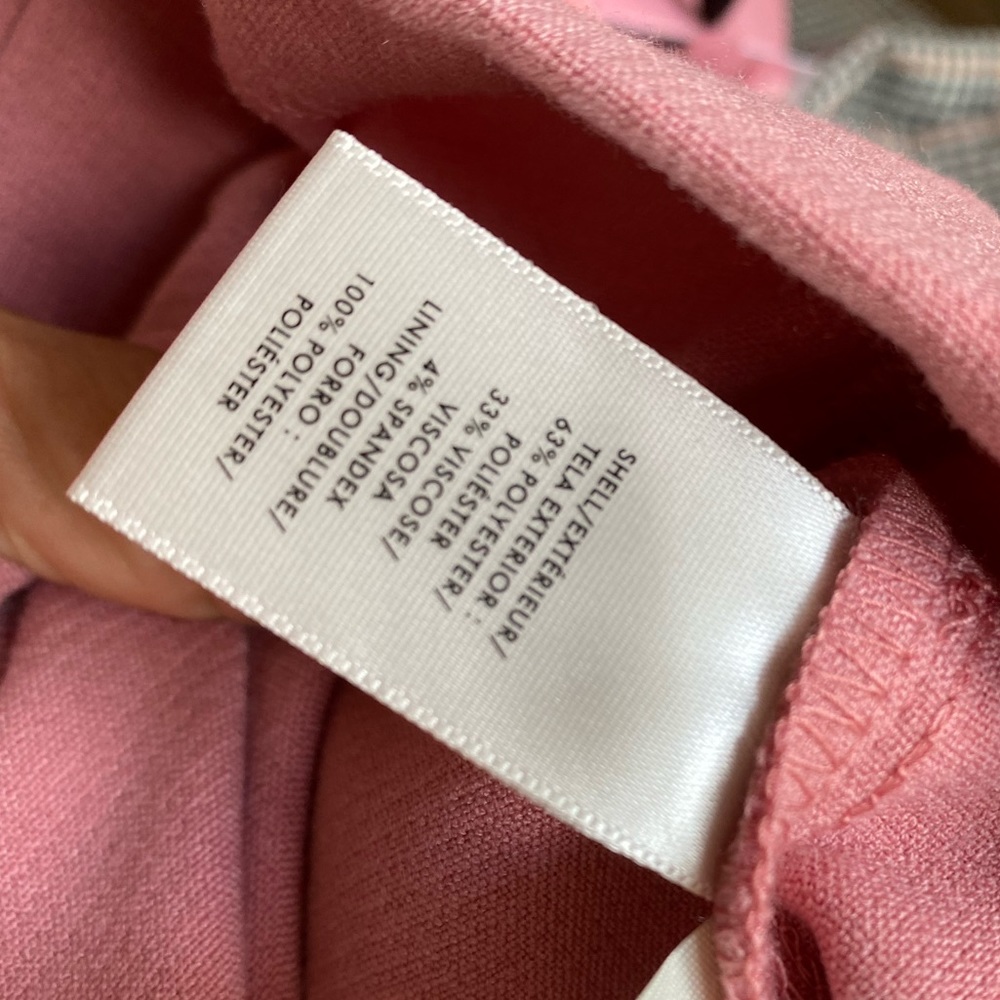 Ann Taylor Pink A-Line Bell Sleeve Midi Dress - Picture 7 of 8